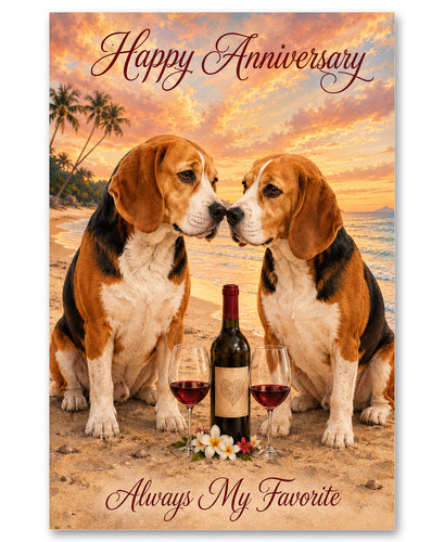 Beagles anniversary on the - anniversary,