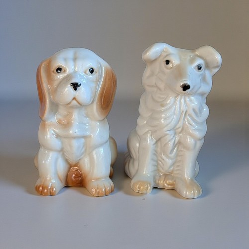 Vintage 1950s ceramic dog - vintage,