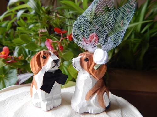 Beagle dog cake topper - beagle,