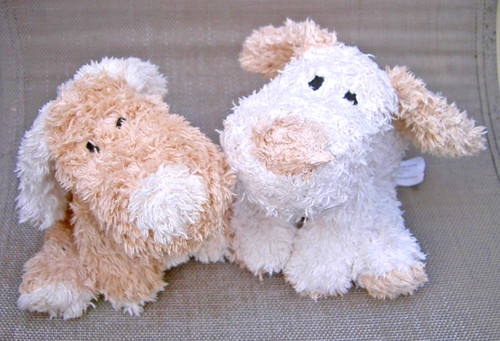 Pair shaggy fluffy doy soft - pair,