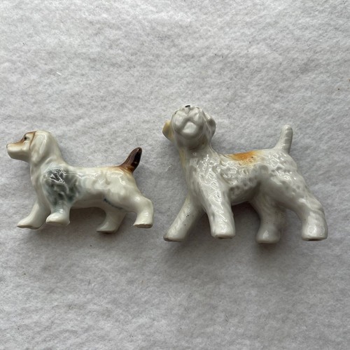 Mini figurines dogs porcelain - mini,