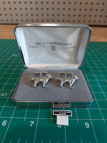 Dog sterling silver plated - dog,